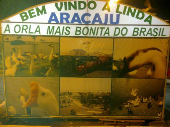 Propaganda da organizada e desenvolvida orla de Aracaju - SE